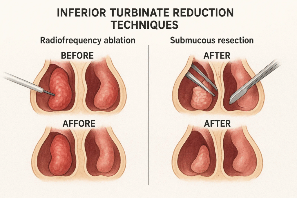 Turbinate reduction techniques
